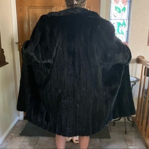 Real mink vintage fur coat